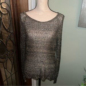 VO Jeans Metallic Knit Sweater